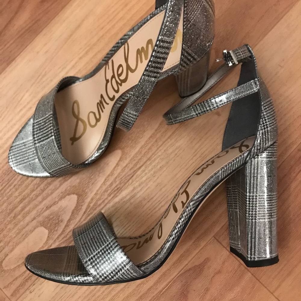 Sam Edelman Plaid Block Heel